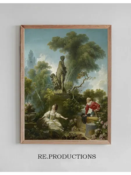 Re.productions Постер The Progress of Love, The - Jean-Honoré Fragonard