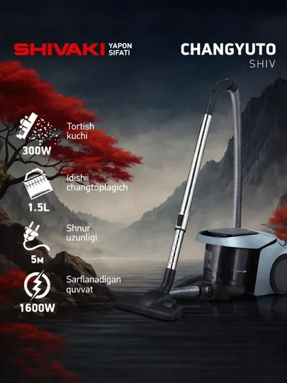 Пылесос Shivaki models B21 1800W models C20 1600W