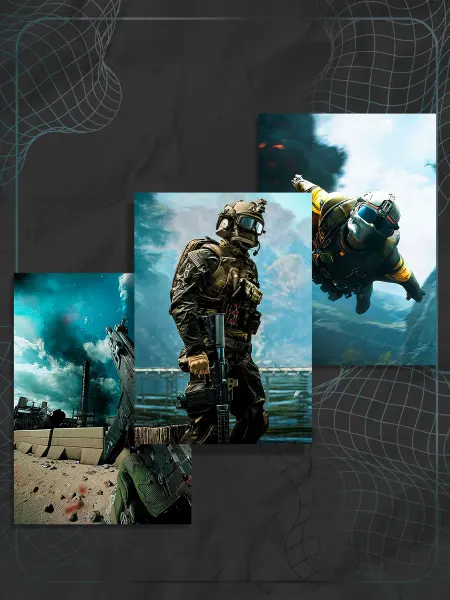 Store ST Набор постеров "Battlefield" (3 шт)