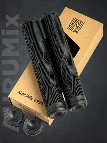Грипсы для трюкового самоката велосипеда bmx AURUMix Classic 165 мм Черный
