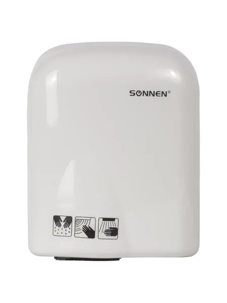 SONNEN Сушилка для рук HD-165 1650 Вт пластиковый корпус белая 6041