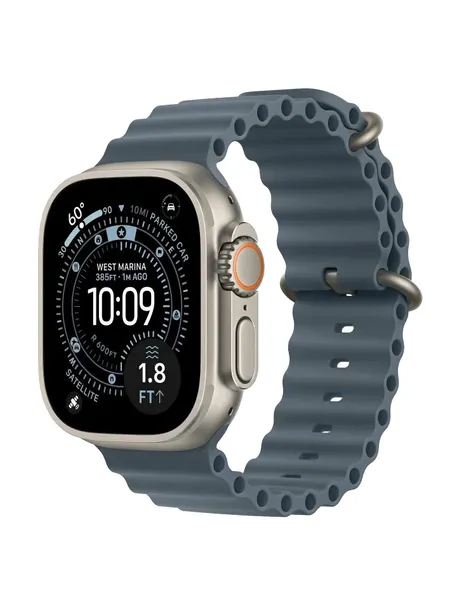 Умные часы Apple Watch Ultra 3 49mm Natural Titanium Case with Anchor Blue Ocean Band