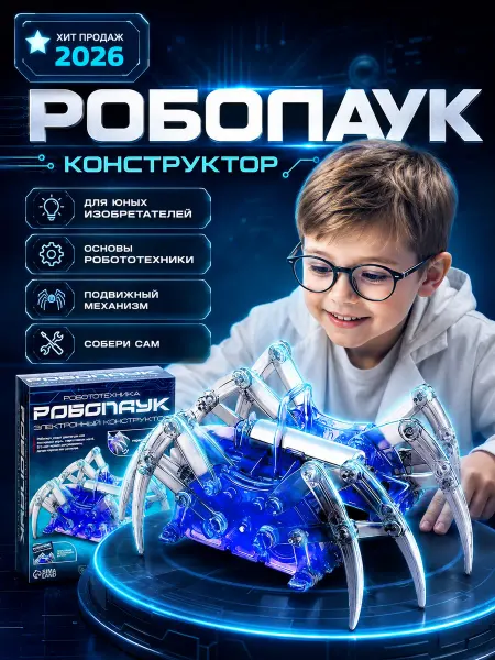 Эврики Электронный конструктор Паук