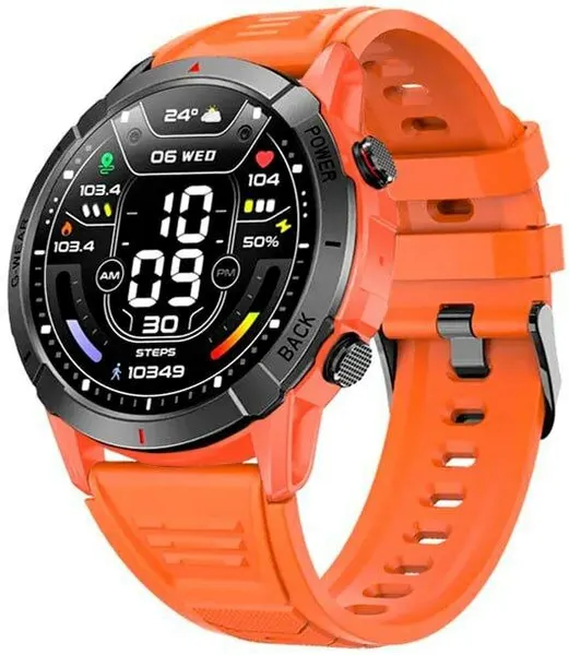 Умные часы CheckME Smart CMSNX10BOR с счетчиком калорий, шагомером, тонометром
