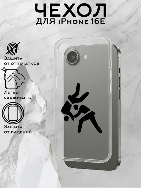 Принт-бутик Чехол на iPhone 16e 17e с принтом Дзюдо
