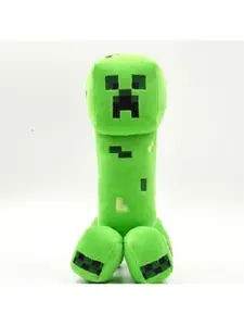 Мягкая игрушка майнкрафт Зеленый Крипер 17см