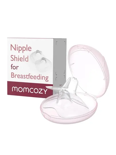 Momcozy накладки на соски, 17/20/24 мм, силиконовые, BPA-free, с кейсом