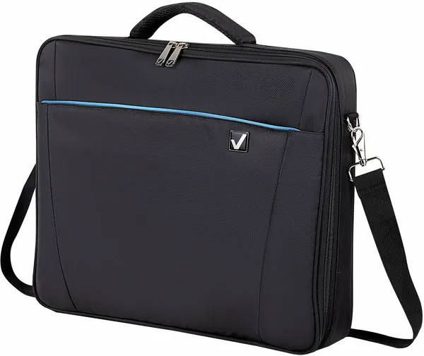 BRAUBERGСумка портфель BRAUBERG SYDNEY с отделением для ноутбука 17,3", откидная крышка, черная, 34х44х6 см, 240449