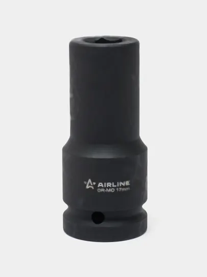 Головка ударная торцевая 3/4" DR, шестигранная, 17 мм L=90 мм, AT-IS34-21
