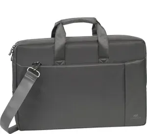 Сумка для ноутбука 17" Riva 8251 серый полиэстер