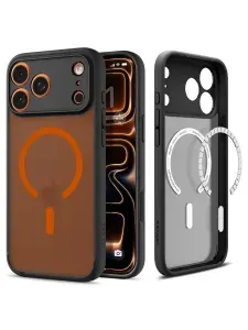 Чехол Spigen на iPhone 17 Pro Max / Айфон 17 Про Макс, Ultra Hybrid MagSafe (ACS10482), магнитный, бортики для защиты камеры и дисплея