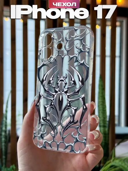 PBl store Чехол на Apple iPhone 17 с принтом Паук