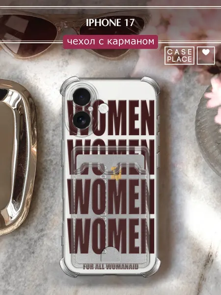 Case Place Чехол на iPhone 17 с картой women