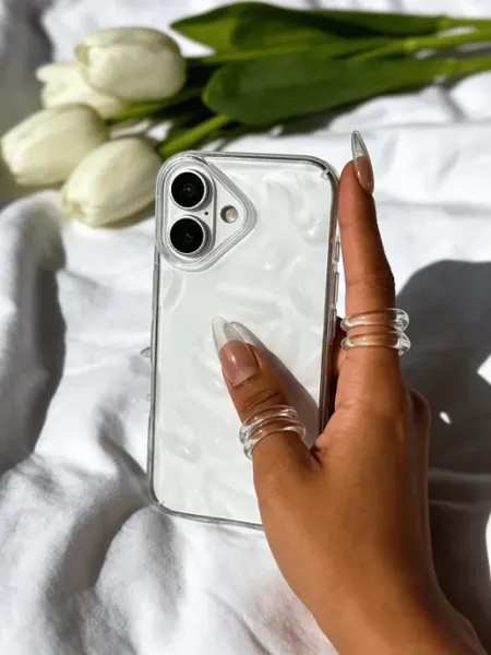 CaseLixx Чехол на iPhone 17 с неровной поверхностью рельефный