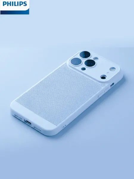 PHILIPS Чехол для iPhone 17 Pro Max с MagSafe голубой