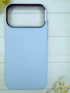 Премиум Чехол на Iphone 17 Pro / Голубой/ MagSafe