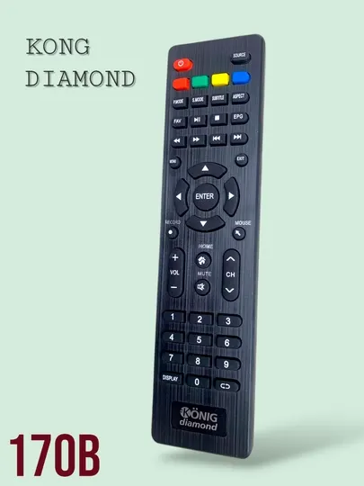 Пульт для телевизора KONG,DIAMOND универсальный, 170 b