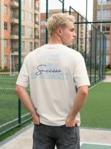 Футболка T-RONE menswear оверсайз, с принтом, плотность 170 г/м2.