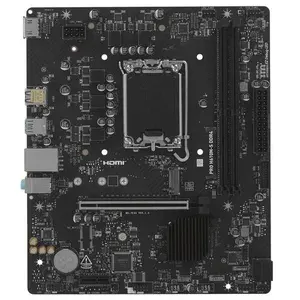 Материнская плата MSI PRO H610M-S DDR4 - LGA 1700, Intel H610, 2xDDR4-3200 МГц, 1xPCI-Ex16, 1xM.2, Micro-ATX