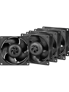 Вентилятор для корпуса ARCTIC S8038-10K ACFAN00291A 80x80x25mm, 500-10000rpm, 173.30m3/h 4-pin PWM (4 Pack)