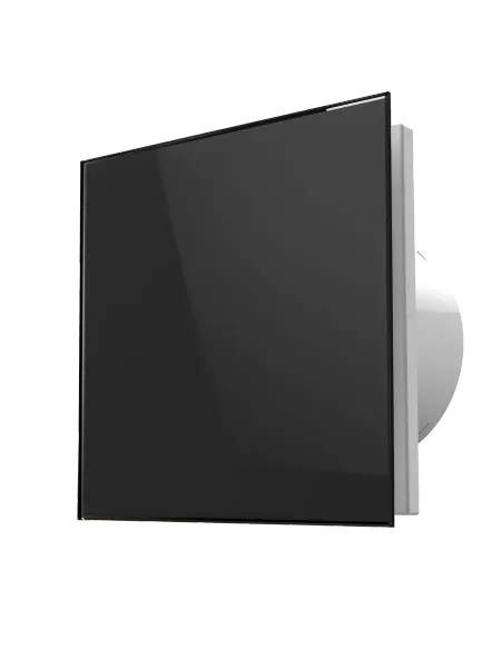Панель для вентилятора AEON 179х179 стекло black classic