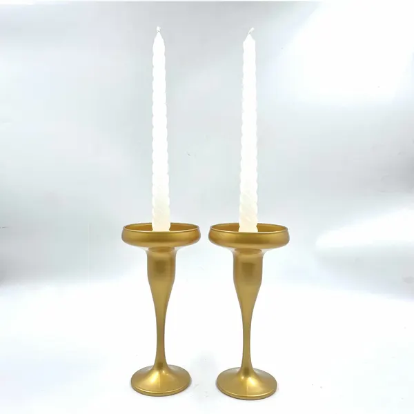 Набор подсвечников Pasabahce Basic, рубин, настольный, стекло, 2 шт, 17x8,2x2,5 см