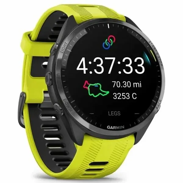 Часы Garmin FORERUNNER 965 черно-желтые