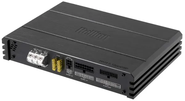 Усилитель автомобильный Hellion HAM 8.12pin DSP десятиканальный, 8x80+2х100Вт (4Ом), встроенный 12 канальный процессор
