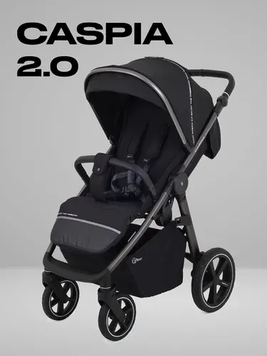 Коляска прогулочная RANT CASPIA 2.0 RA100 Black (2025)