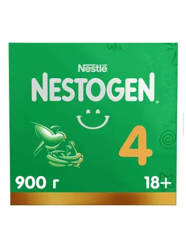 Молочко детское Nestogen 4, с 18 месяцев, 900 г