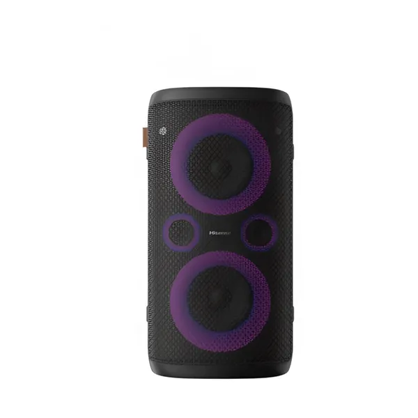 Музыкальный центр Hisense Party Rocker One, черный, 2.1 4 динамика 300 Вт (RMS), Bluetooth 5.0, NFC, MP3 WMA, USB AUX