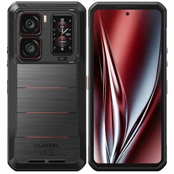 Смартфон OUKITEL WP300 12/512Gb, 16000 мАч, Android 15, Black / Серый металлик