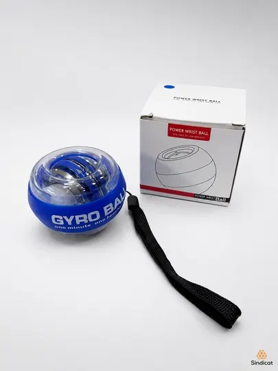 GYRO BALL — гироскопический тренажёр для кисти рук, эспандер для запястья и предплечья