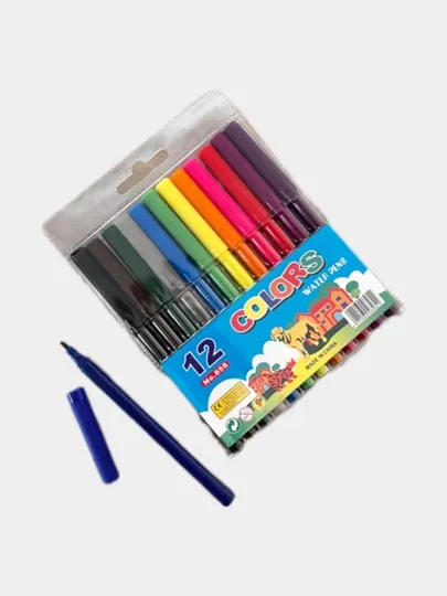 Набор фломастеров, Colors 12 цветов
