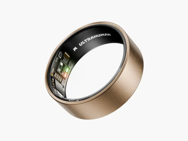 Умное кольцо Ultrahuman Ring Air Brushed Rose Gold, US11, мониторинг здоровья