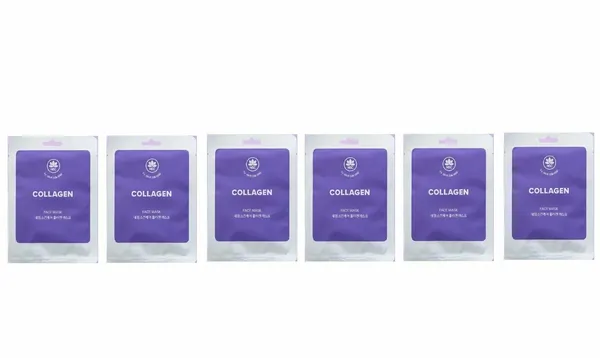 NAME SKIN CARE Маска для лица тканевая "Коллаген", 22 г, 6 штук