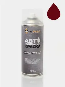 Краска LADA, код 182, РОМАНС СОЛИД, автомобильная эмаль FixPaint Spray в аэрозольном баллончике 520 мл