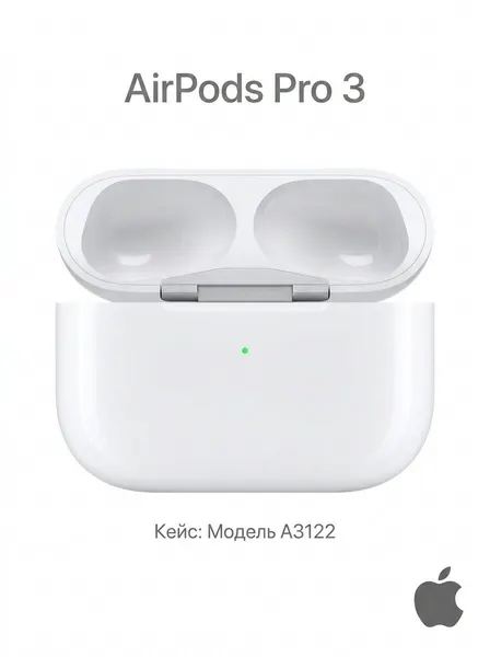 Зарядный кейс бокс AirPods Pro 3 MagSafe Charging Case, A3122 оригинальый белый