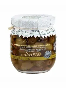 Anfosso Оливки без косточки в оливковом масле, 185г
