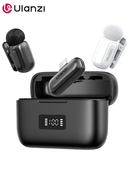 Радиосистема Ulanzi A200 Mini Mic Чёрная, профессиональный звук