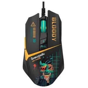 Мышь игровая Bloody W63Max Renegade Black Midnight SAVAGE, проводная