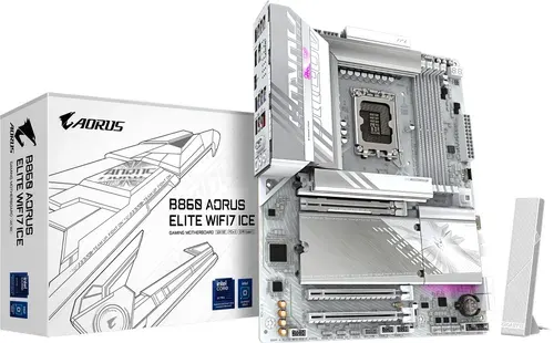 Gigabyte B860 AORUS ELITE WIFI7 ICE LGA 1851 DDR5 Материнская плата