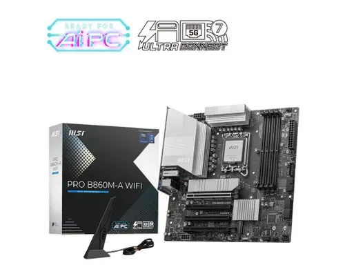 MSI PRO B860M-A WIFI Intel B860 LGA 1851 DDR5 Материнская плата