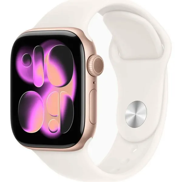 Умные часы Apple Watch Series 11 46 мм GPS, Rose Gold Aluminium Case with Light Blush Sport Band (M/L (160-210)