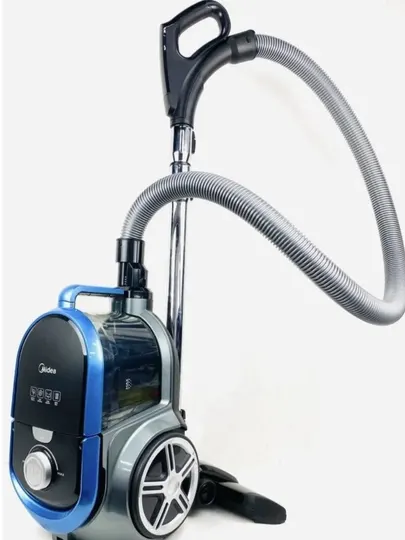 Бытовой пылесос Midea 18c, серый, синий
