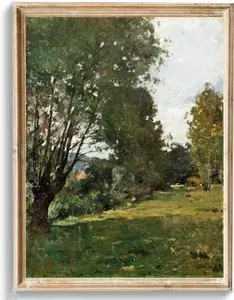 Постер на стену винтажный "Леон-Жермен Пелуз " пейзаж" 1926г", 30х42 см, постер А3 , 1 штука, совместим с рамой 30х40