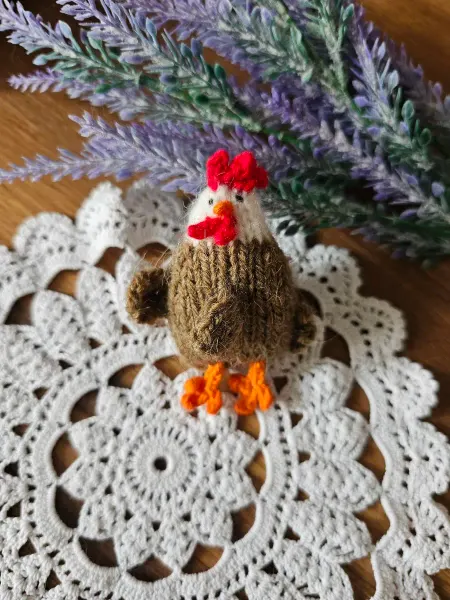 Алёнкины игрушки Вязаная игрушка Курочка