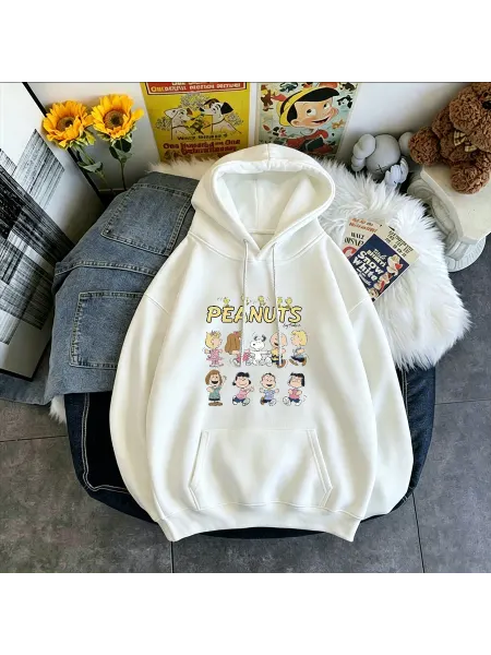 Милый карикатурный худи с капюором