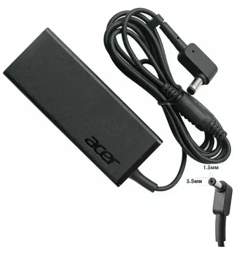 Зарядное устройство для ноутбука Acer, ASPIRE 3 A315-56-5022, 19V - 2,37А, (Штекер: 5.5-1.5мм) 45 Вт Slim