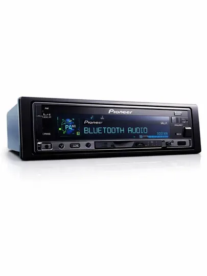 Автомагнитола Pioneer 1DIN Bluetooth MP3 USB AUX с пультом ДУ